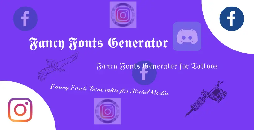 Fancy Fonts Generator Tool